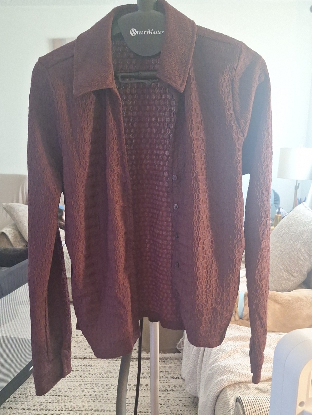 Dkny Women's Textured Button-Front Blazer Jacket - Brown